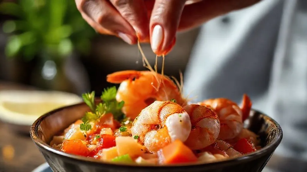 Ceviche Perfeito: 5 Segredos para Camarão Tenro e Saboroso, Sem Borracha!
