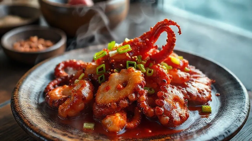 Textura Perfeita de Polvo Picante Coreano: 5 Segredos Revelados por um Chef
