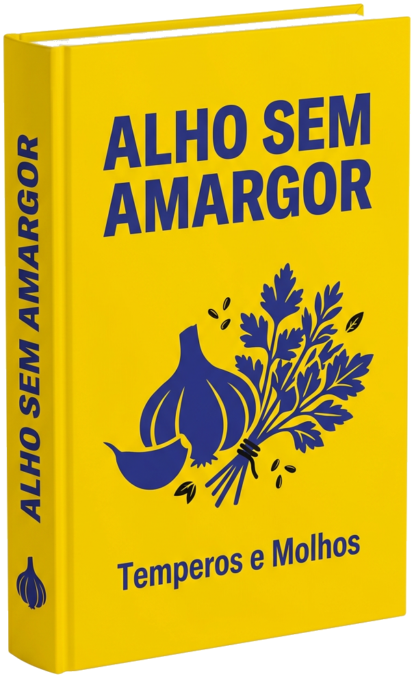 eBook - 5 Passos Essenciais: Evitando Alho Amargo em Molhos de Frutos do Mar
