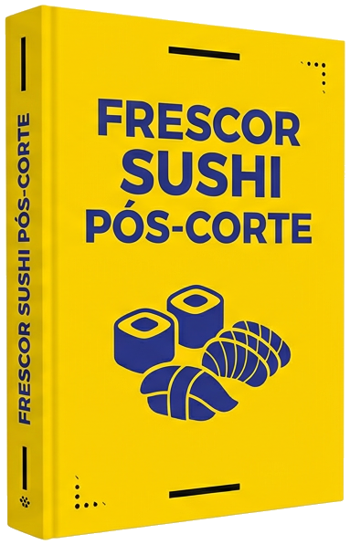 eBook - Técnicas Essenciais: Frescor do Peixe Cru Pós-Corte para Sushi Profissional